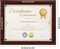 Brown 8.5x11 Picture Frame, Certificate Award Document Plaque Wall Mounted Display, Single